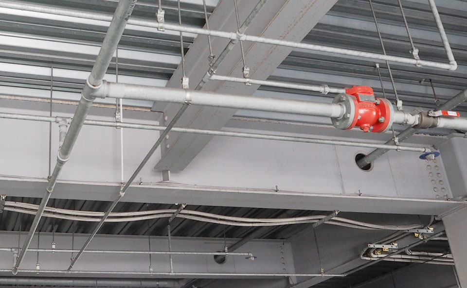 消防設備工事写真